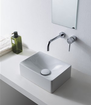 Lavabo piccolo da appoggio 40x38 — Bagnochic