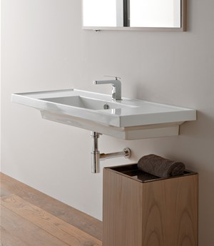 Lavabo 121x46,5 double shelf