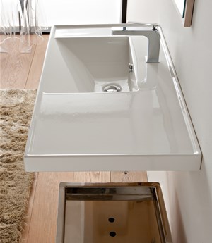 Lavabo 92x47 shelf SX