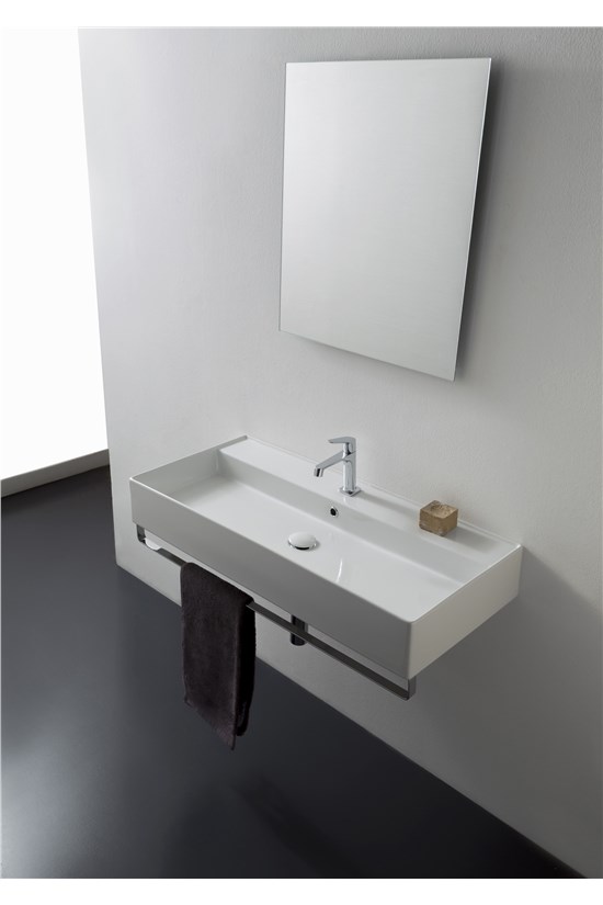 Lavabo 120x46 doppio foro