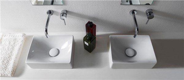 Soft, il lavabo dalle linee pulite per il bagno elegante