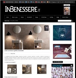 Inbenessere - Linee convesse e grafica essenziale